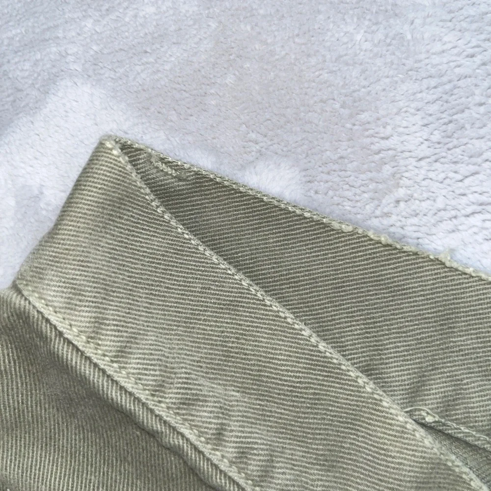 VTG 90s Guess Georges Marciano Baggy Denim‎ Shorts Mens 30 Olive Green USA Made